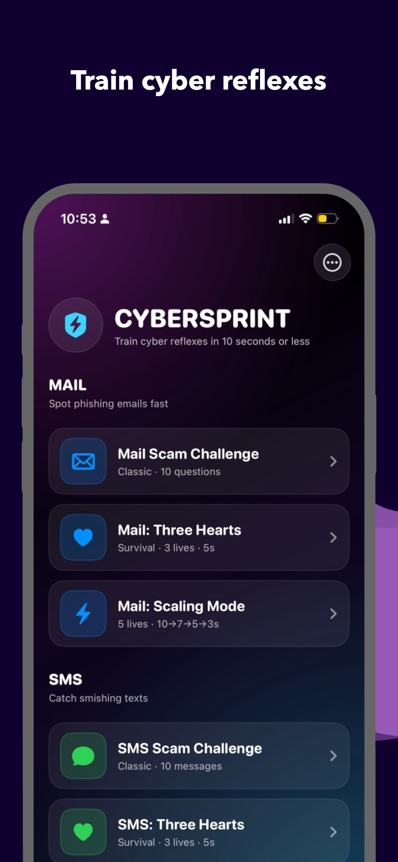 CyberSprint screenshot